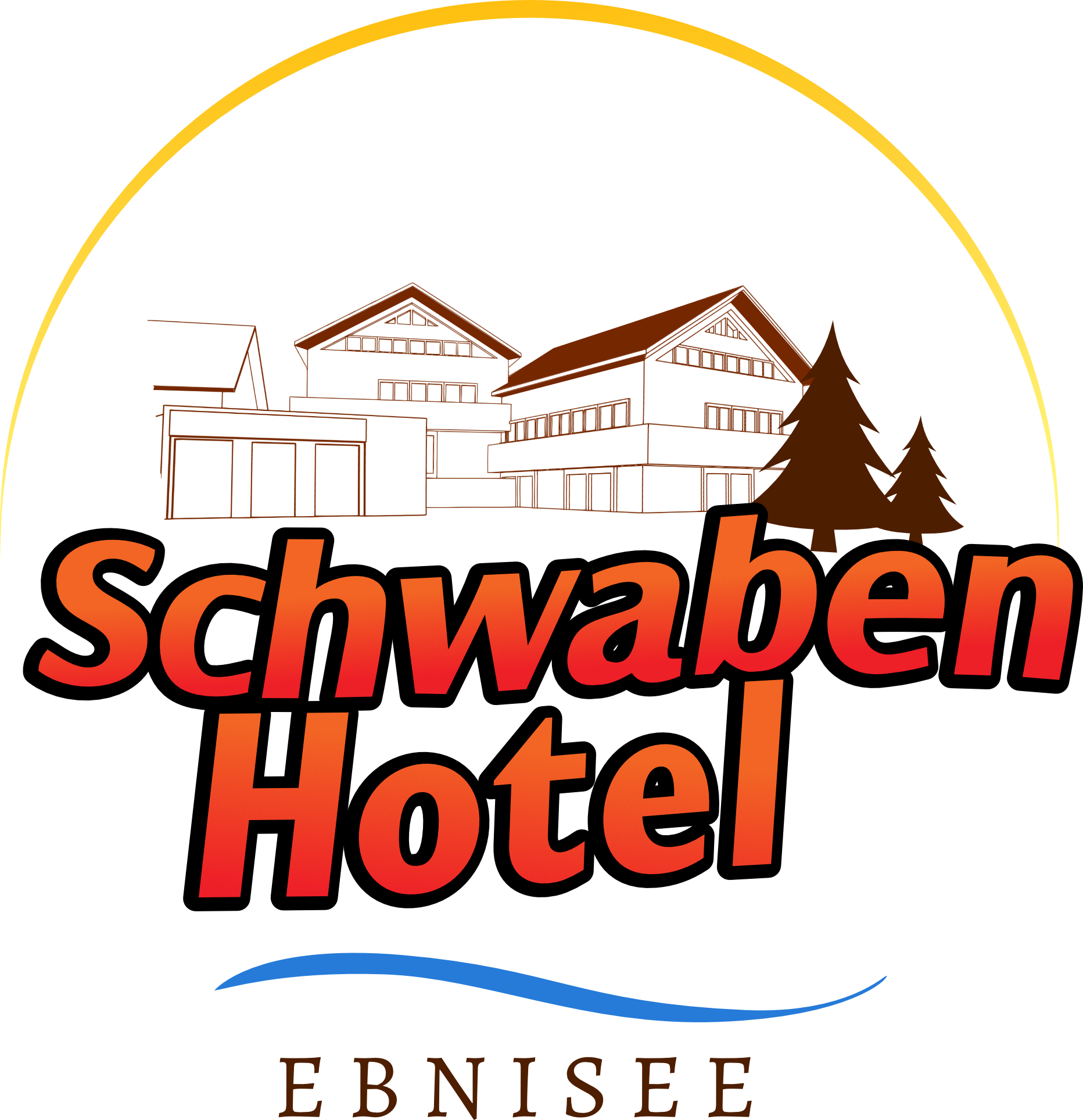 Das Logo des Schwabenhotels am Ebnisee